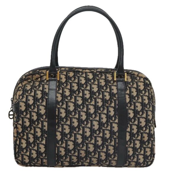 Dior Diorissimo Navy Canvas Handbag (Pre-Owned) - Picture 2 of 16